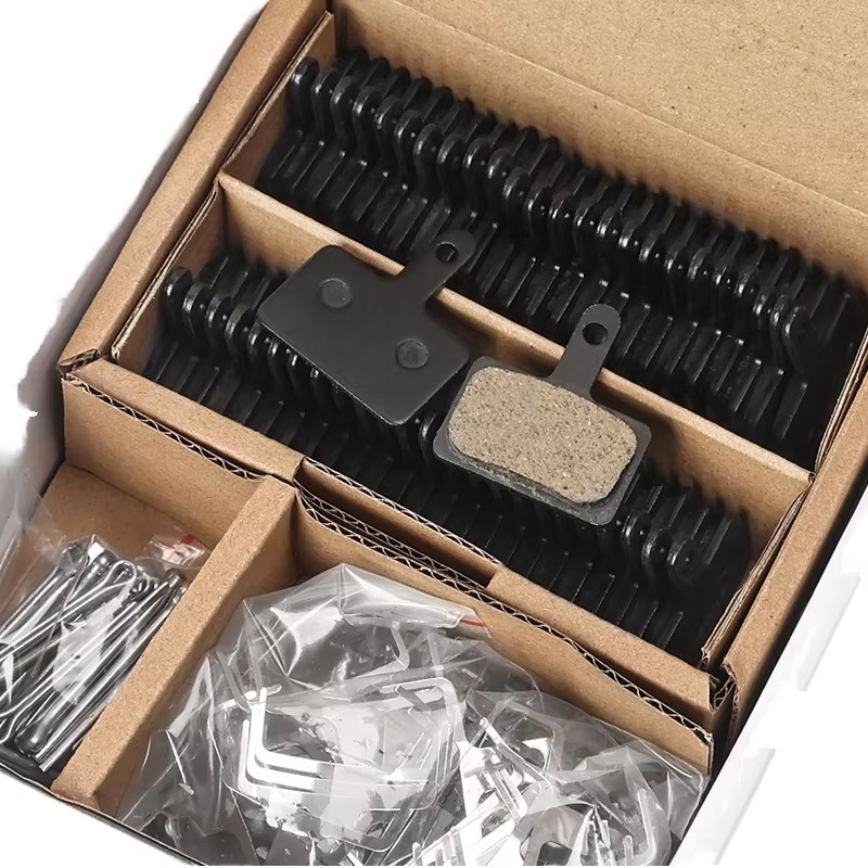 Brake Pads Bike - ชุด 25 คู่ของผ้าเบรกจักรยานแบบกล่อง สำหรับจักรยานถนน จักรยานเสือภูเขา ผลิตจากโลหะ